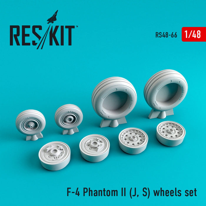 Reskit - 1/48 F-4 Phantom II (J/S) Wheels Set (RS48-0066)