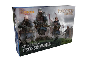 Fireforge Games - Stone Realm Crossbowmen (Dwarfs) (12 Plastic Multipart Figs.)