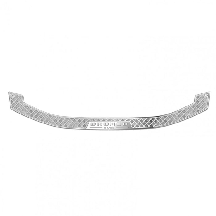 GRC - Stainless Steel Front Bumper Plate Silver for Traxxas 1/18 TRX-4M Ford Bronco