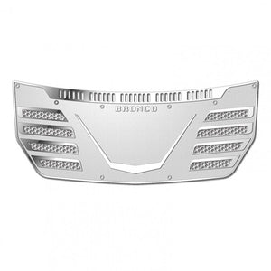 GRC - Stainless Steel Middle Engine Cover Plate Silver for Traxxas 1/18 TRX-4M Ford Bronco
