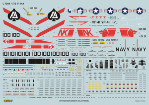 Great Wall Hobby - 1/72 F-14A US Navy "Tomcat"