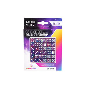 GameGenic - D6 Dice Set 12mm - Galaxy Series - Nebula (36)
