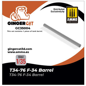 Gingercat - 1/35 T34-76 F-34 Barrel (1pcs)