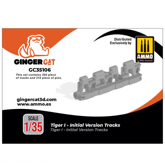 Gingercat - 1/35 Tiger I - Initial Version Tracks