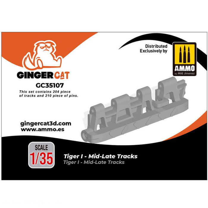 Gingercat - 1/35 Tiger I - Mid-Late Tracks