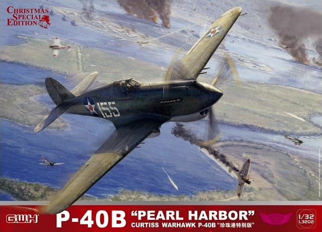 Great Wall Hobby - 1/32 Curtiss Warhawk P-40B USAAF "Pearl Harbor" 1941