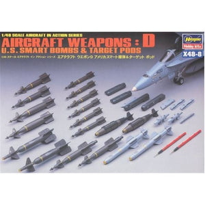 Hasegawa - 1/48 Smart Bombs & T/Pods Aircraft Weapons D