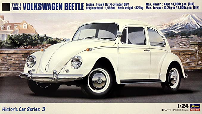 Hasegawa - 1/24 VW Beetle Type 1 1967