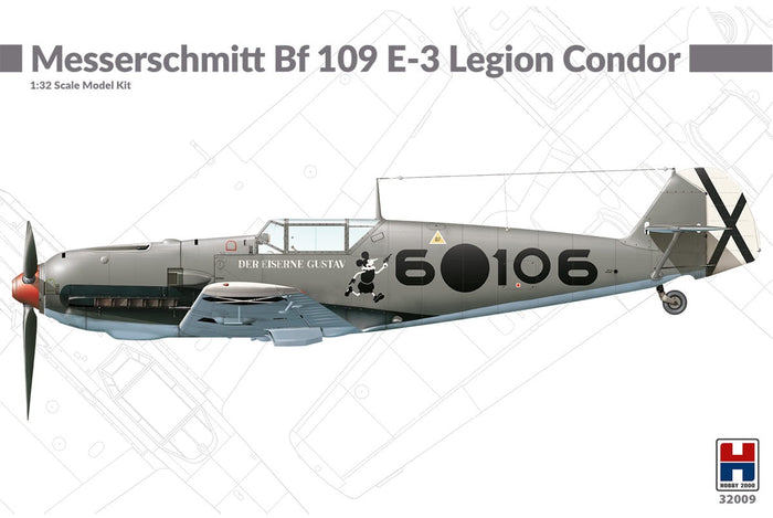 Hobby 2000 - 1/32 Messerschmitt Bf-109 E-3 Legion Condor