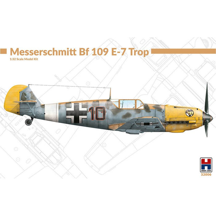 Hobby 2000 - 1/32 Messerschmitt Bf 109 E-7 Trop