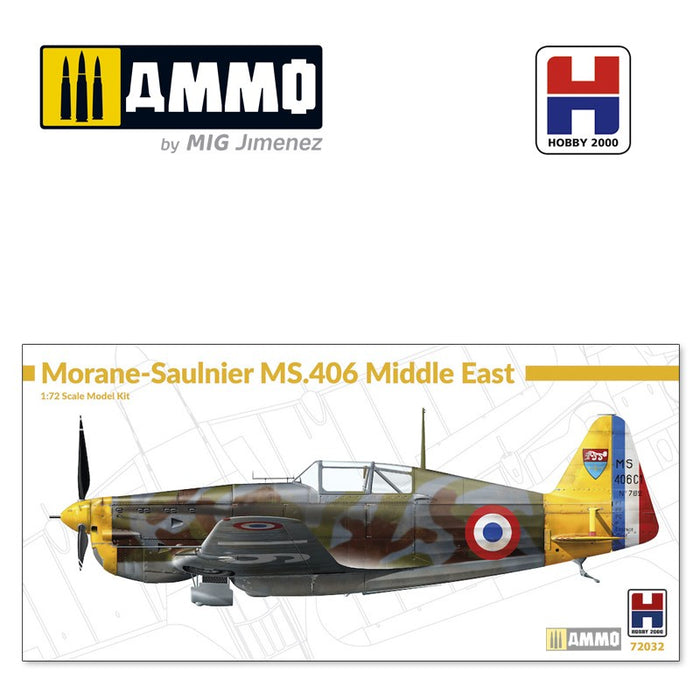 Hobby 2000 - 1/72 Morane-Saulnier MS-406 Middle East