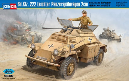 Hobby Boss - 1/35 Sd.Kfz. 222 Leichter Panzerspahwagen 2cm (82442)