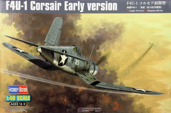 Hobby Boss - 1/48 F4U-1 Corsair Early Version (80381)
