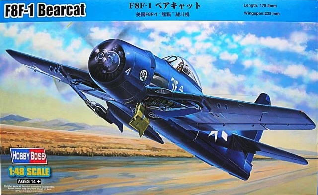 Hobby Boss - 1/48 F8F-1 Bearcat (80356)