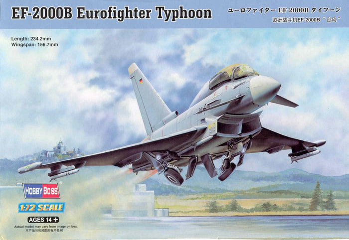 Hobby Boss - 1/72  Ef-2000b Eurofighter Typhoon (80265)