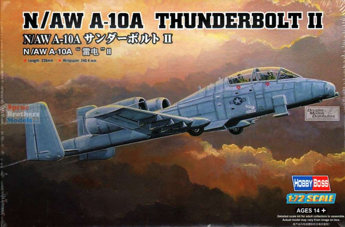 Hobby Boss - 1/72  N/AW A-10a Thunderbolt II (80267)