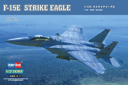 Hobby Boss - 1/72 F-15E Strike Eagle Strike Fighter (80271)