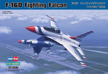 Hobby Boss - 1/72 F-16D Fighting Falcon (80275)