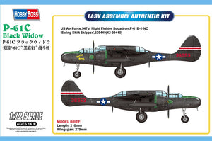 Hobby Boss - 1/72 Northrop P-61C Black Widow (87263)