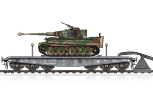 Hobby Boss - 1/72 Schwere Plattformwagen Type SSyms 80&Pz.Kpfw.VI Ausf.E Sd.Kfz.181 Tiger I (82934)