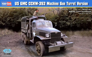 Hobby Boss - 1/35 US GMC CCKW 2.5 Ton "6X6" Steel Cargo Truck w/Machine Gun Turret Version