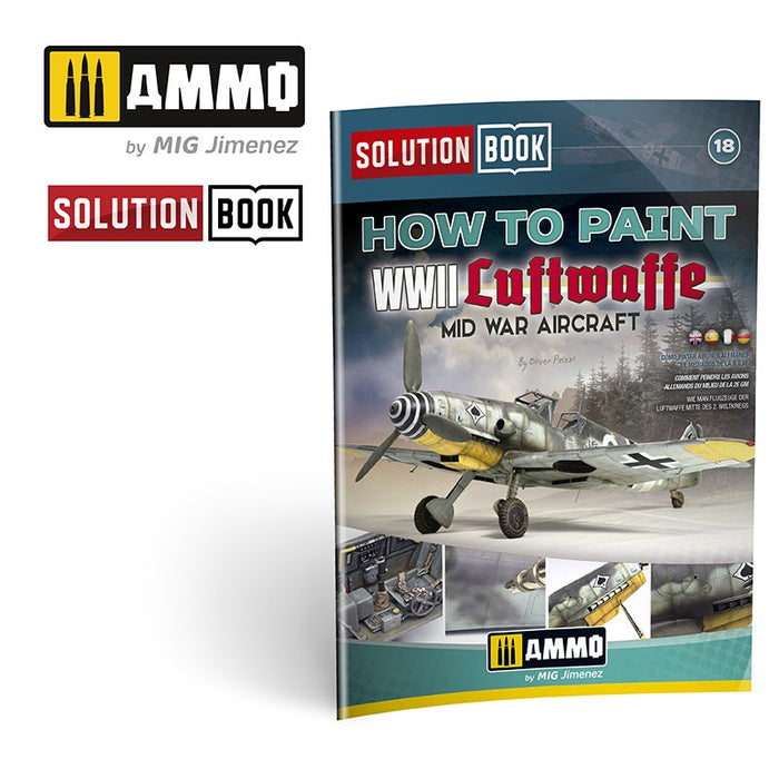 How to Paint WWII Luftwaffe Mid War Aircraft - Solution Book