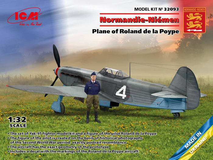 ICM - 1/32 Yak-9T - Plane of Roland de la Poype