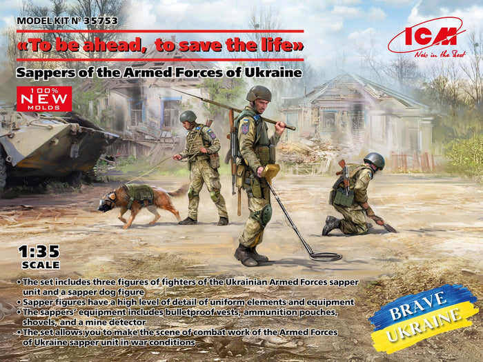 ICM - 1/35 To Be Ahead - To Save The Life - Sappers of the Armed Forces of Ukraine