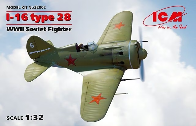 ICM - 1/32 I-16 Type 28 WWII Soviet Fighter
