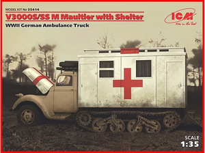 ICM - 1/35 V3000s/Ss M Maultier German Ambulance Truck
