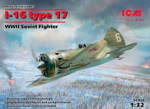 ICM - 1/32 I-16 Type 17 WWII Soviet Fighter