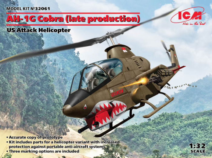 ICM - 1/32 AH-1G Cobra (Late Production) US Attack Helicopter