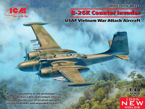 ICM - 1/48 B-26K Counter Invader Vietnam War Attack Aircraft