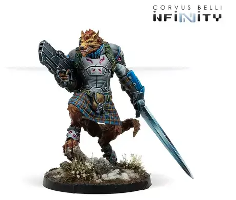 Infinity - NA2: McMurrough, Mercenary Dog-Warrior
