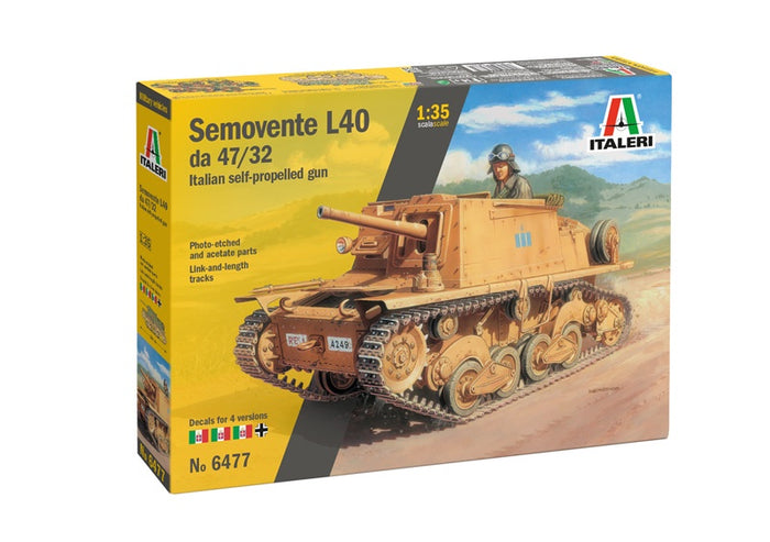 Italeri - 1/35 Semovente L40 da 47/32 Italian SP Gun