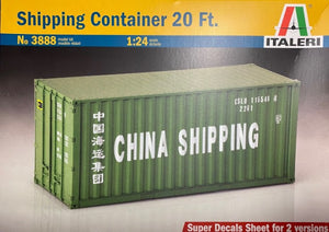 Italeri - 1/24 20ft Shipping Container