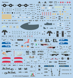 Italeri - 1/72 A-10 A/C Thunderbolt II - Gulf War decals