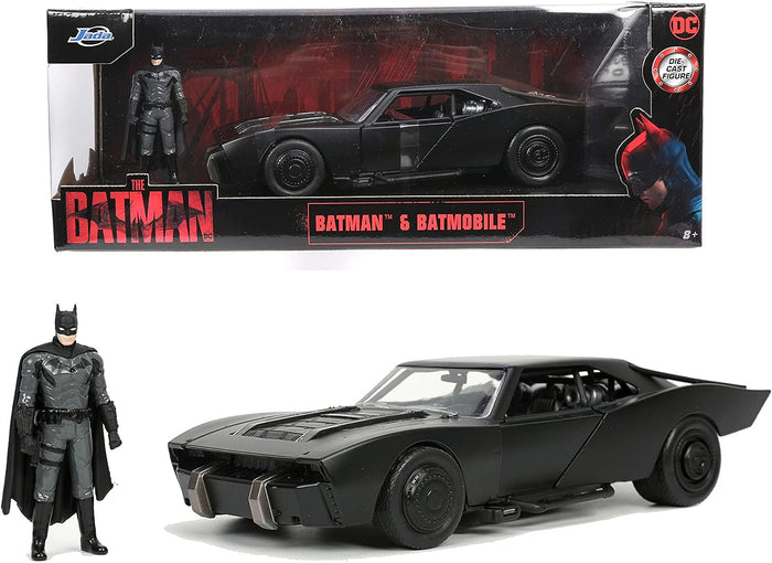 Jada - 1/24 Batman & Batmobile 2022 (Hollywood Rides)