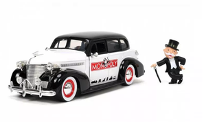 Jada - 1/24 Mr. Monopoly & Chevrolet Master DeLuxe 1939 (Hollywood Rides)