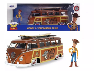 Jada - 1/24 Woody & VW T1 Bus (Hollywood Rides)