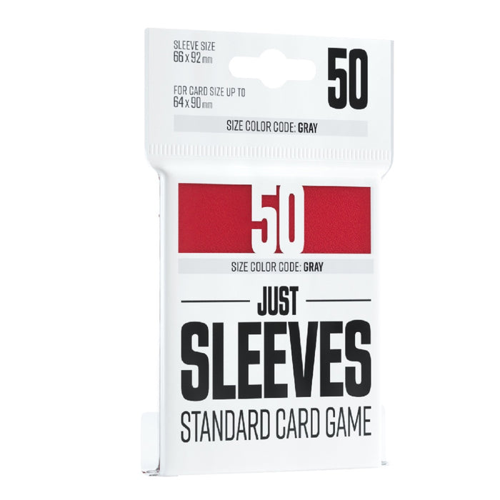 Just Sleeves - Standard Sleeves - Red (50)