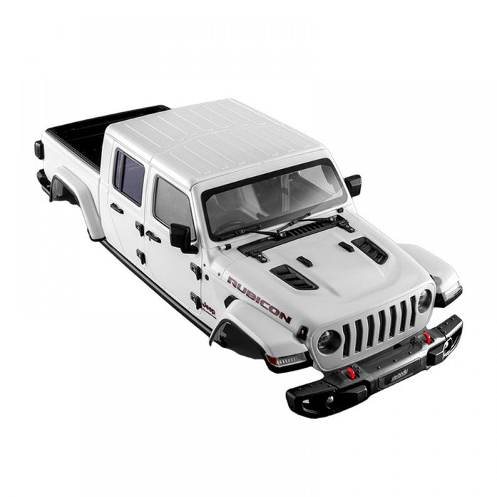 Killerbody - Jeep Gladiator Rubicon 313mm Wheelbase Hard White Body Set For 1/10 RC Crawler