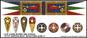 LBMS - Late Saxon Banner & Shield Transfers
