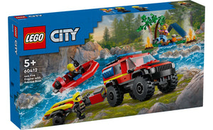 LEGO - 4x4 Fire Truck w/ Rescue Boat (60412)