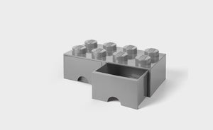 LEGO - Brick Drawer 8 - Grey