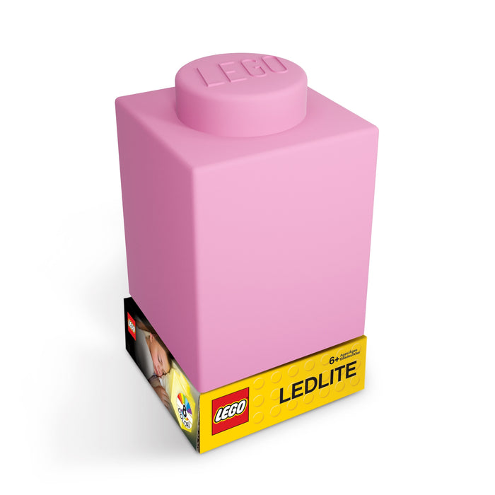LEGO - Iconic 1x1 Silicone Brick Nitelite - Pink