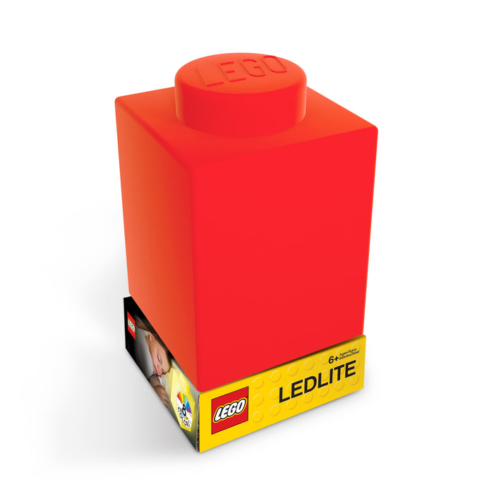 LEGO - Iconic 1x1 Silicone Brick Nitelite - Red