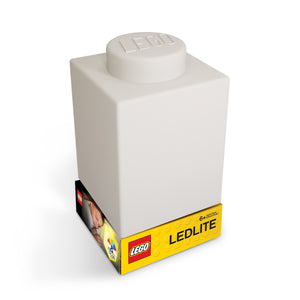 LEGO - Iconic 1x1 Silicone Brick Nitelite - White
