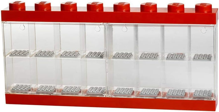 LEGO - Minifig. Display Case 16 - Red