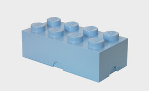 LEGO - Storage Brick 8 - Light Royal Blue